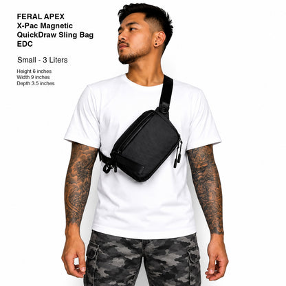 FERAL APEX™ X-Pac Magnetic QuickDraw Sling Bag EDC